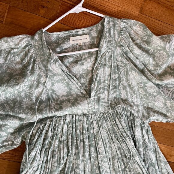 Daughters of India Kyra Midi Dress ~ Jade size S - Picture 4 of 6